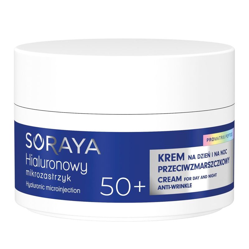 SORAYA HIALURONOWY CREMA ANTI-ARRUGAS DIA Y NOCHE 50+ 50ML