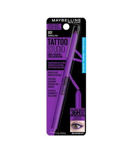MAYBELLINE TATTO STUDIO PERFILADOR LABIAL 801 PURPLE POP 1.3GR