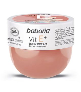 BABARIA VIT E+ BODY CREAM 400ML