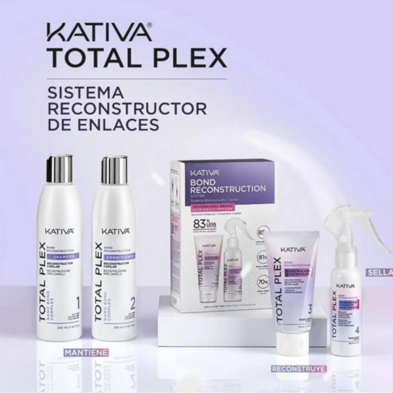 KATIVA TOTAL PLEX TRATAMIENTO CAPILAR N3 70ML + N4 60ML