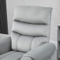 Sillón Relax Reclinable Eléctrico Levanta Personas, Sillón Elevador con 8 Puntos de Masaje, 2 Controles Remotos, Reposapiés, Tap