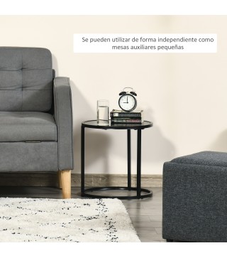 Juego de 2 Mesas Auxiliares