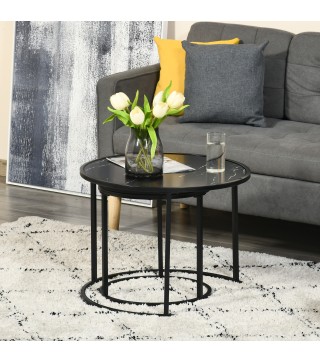 Juego de 2 Mesas Auxiliares