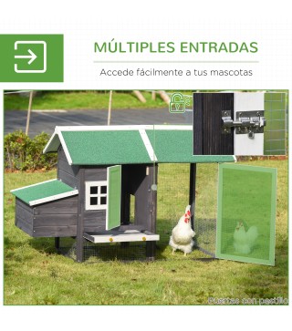 Gallinero de Madera